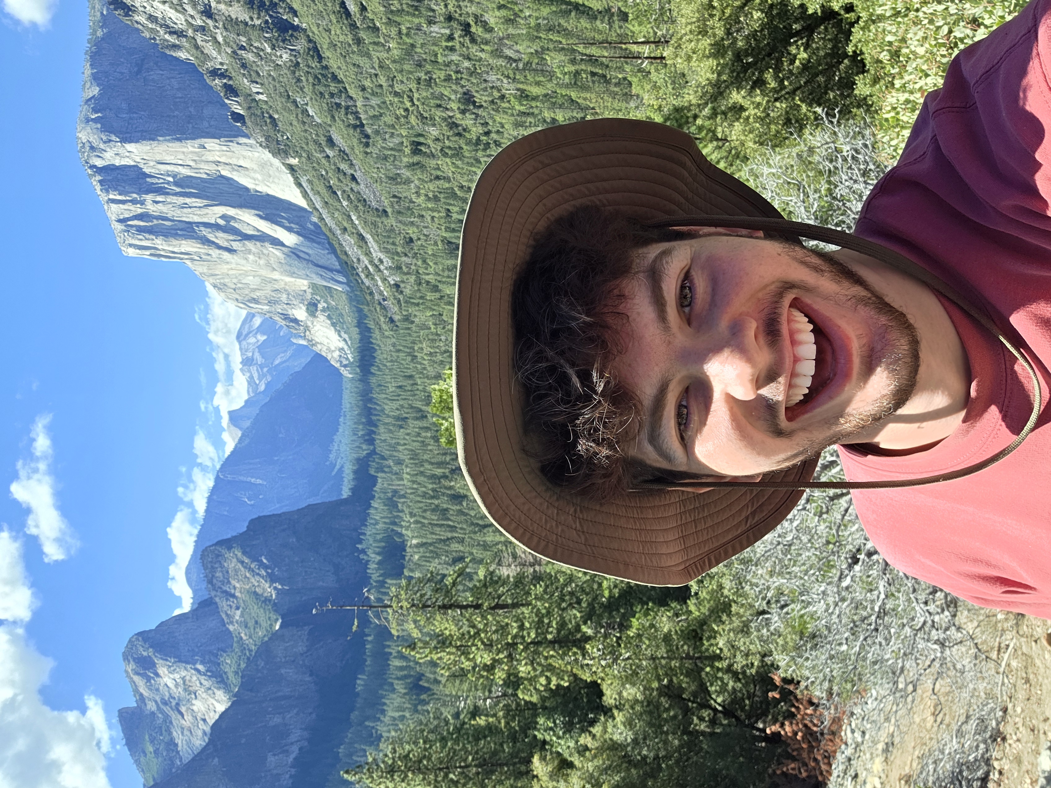 Ezri Abraham at Yosemite Valley